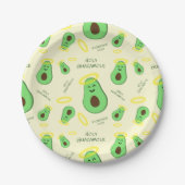 Heilige Guacamole schatteavocado Papieren Bordje (Voorkant)