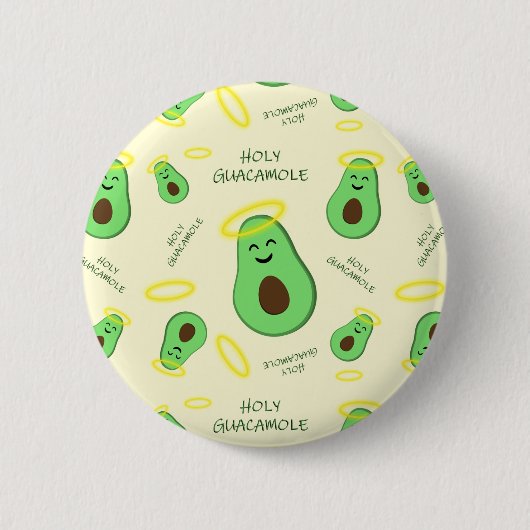 Heilige Guacamole schatteavocado Ronde Button 5,7 Cm (Voorkant)
