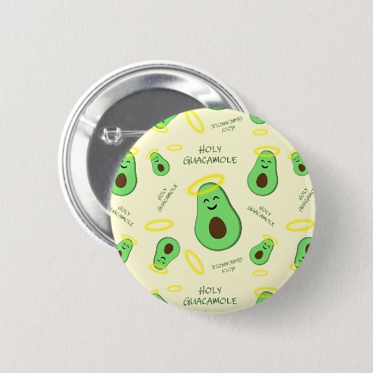 Heilige Guacamole schatteavocado Ronde Button 5,7 Cm (Voorkant /achterkant)