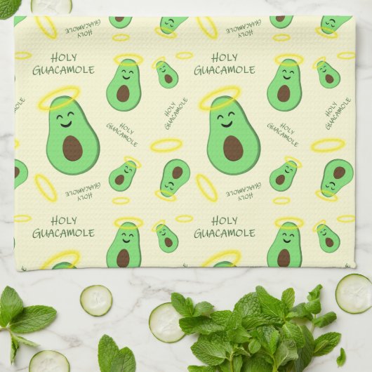 Heilige Guacamole schatteavocado Theedoek (Gevouwen)