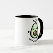 Heilige Guacamole Schattige Avocado – Grappige Pun Mok (Voorkant rechts)