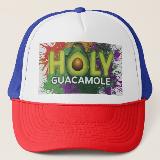 Heilige Guacamole Trucker Pet (Voorkant)