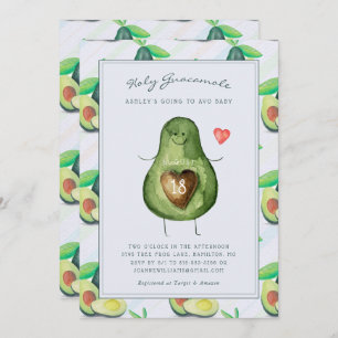 Heilige Guacamole   Uitnodiging tot Baby shower va