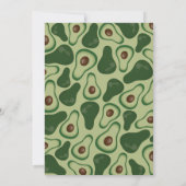 Heilige Guacamole! Uitnodiging voor baby shower (Achterkant)