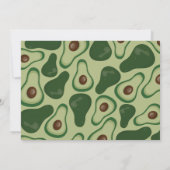Heilige guacamole! Uitnodiging voor babyfeestje (Achterkant)