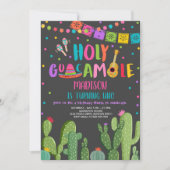 Heilige Guacamole Uno 1ste verjaardag Cactus Fiest Kaart (Voorkant)