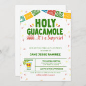 Heilige Guacamole Verrassingsfeestje Kaart (Voorkant / Achterkant)
