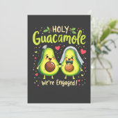 Heilige Guacamole We Verloven Ons Bruid Save The Date (Staand voorkant)