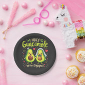 Heilige Guacamole We Zijn Verloofd Bruid Papieren Bordje (Feest)
