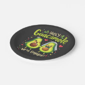 Heilige Guacamole We Zijn Verloofd Bruid Papieren Bordje (Gekanteld)