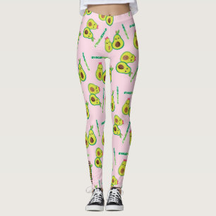 Heilige Guacamole: Whimsical Avocado Liefhebber Le Leggings
