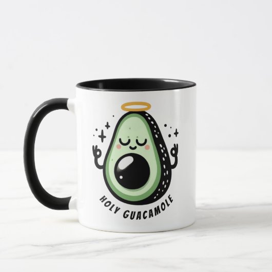 Heilige Guacamole Zen Avocado – Mindful Ochtend Mok (Links)