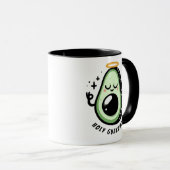 Heilige Guacamole Zen Avocado – Mindful Ochtend Mok (Voorkant rechts)