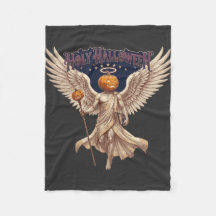 Heilige Halloween Engel Pompoen Gotische Vintage I