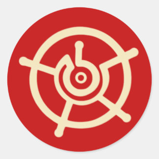 Heilige Halo Ronde Sticker