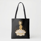 Heilige Hand Lotus Tote Bag (Voorkant)