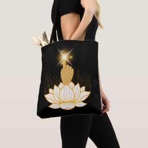 Heilige Hand Lotus Tote Bag