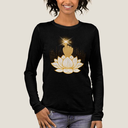 Heilige Hand Lotus Tri-Blend Shirt (Voorkant)