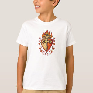 Heilige Hart katholieke kinder T-shirt
