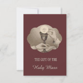 Heilige Hart Katholieke Mass Memorial Kaart (Voorkant)