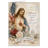 Heilige Hart Patriottische Vers Begroeting (Voorkant)