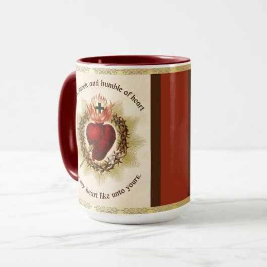 Heilige Hart van de Heilige Katholieke Verwijking Mok (Voorkant links)