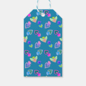 Heilige Harten Folk Art Cadeaulabel (Voorkant)