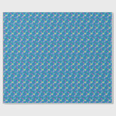 Heilige Harten Folk Art Cadeaupapier (Vlak)