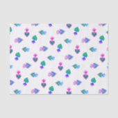 Heilige Harten Katholiek Volk Blauw Rood Tissuepapier (Voorkant)