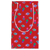 Heilige Harten Katholieke Volkskunst Rood Klein Cadeauzakje (Voorkant)