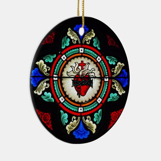 Heilige Harten van Jezus en Mary Ornament (Rechts)