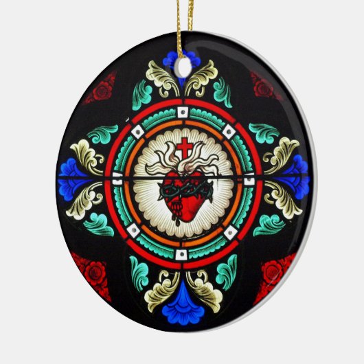 Heilige Harten van Jezus en Mary Ornament (Links)