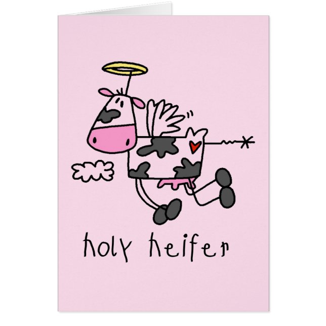 Heilige Heifer Tshirts en Gifts (Voorkant)