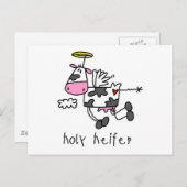 Heilige Heifer Tshirts en Gifts Briefkaart (Voorkant / Achterkant)