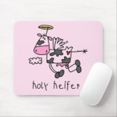Heilige Heifer Tshirts en Gifts Muismat (Met muis)