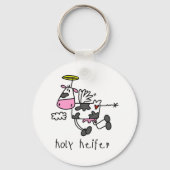 Heilige Heifer Tshirts en Gifts Sleutelhanger (Voorkant)