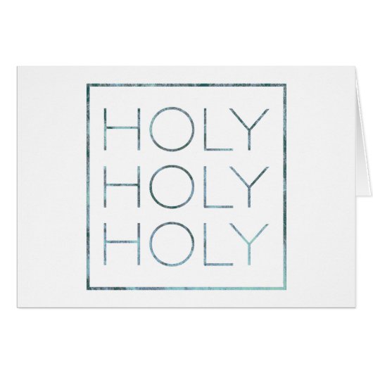 Heilige Heilige (Voorkant Horizontaal)