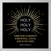 Heilige Heilige Heilige God Almachtige - Christeli Poster (Voorkant)