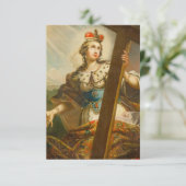 Heilige Helena met de Ware Kruis Heilige kaart (Staand voorkant)