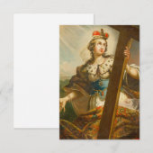 Heilige Helena met de Ware Kruis Heilige kaart (Voorkant / Achterkant)