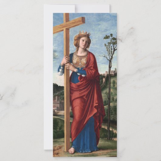 Heilige Helena met het Ware Kruis Heilige Kunst (Voorkant)