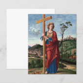 Heilige Helena met het Ware Kruis Heilige Kunst (Voorkant / Achterkant)
