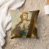 Heilige Helena met het Ware Kruis Heilige Kunst Kussen (Deken)