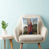 Heilige Helena met het Ware Kruis Heilige Kunst Kussen (Stoel)