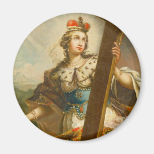 Heilige Helena met het Ware Kruis Heilige Kunst Magneet