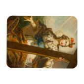 Heilige Helena met het Ware Kruis Heilige Kunst Magneet (Horizontaal)