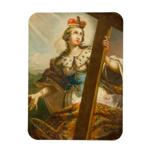 Heilige Helena met het Ware Kruis Heilige Kunst Magneet