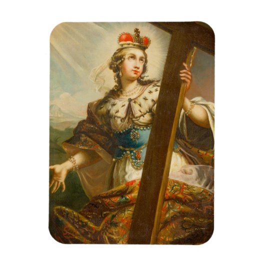 Heilige Helena met het Ware Kruis Heilige Kunst Magneet (Verticaal)