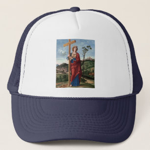 Heilige Helena met het Ware Kruis Heilige Kunst Trucker Pet