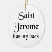 heilige hiëronymus keramisch ornament (Links)
